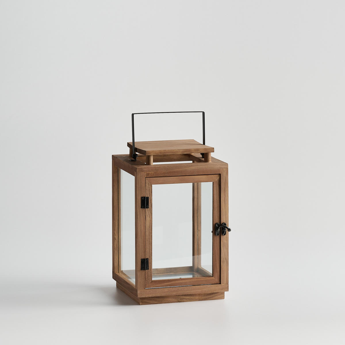 LATERNE Bart - Braun, Holz (20/32/20cm) - home&you