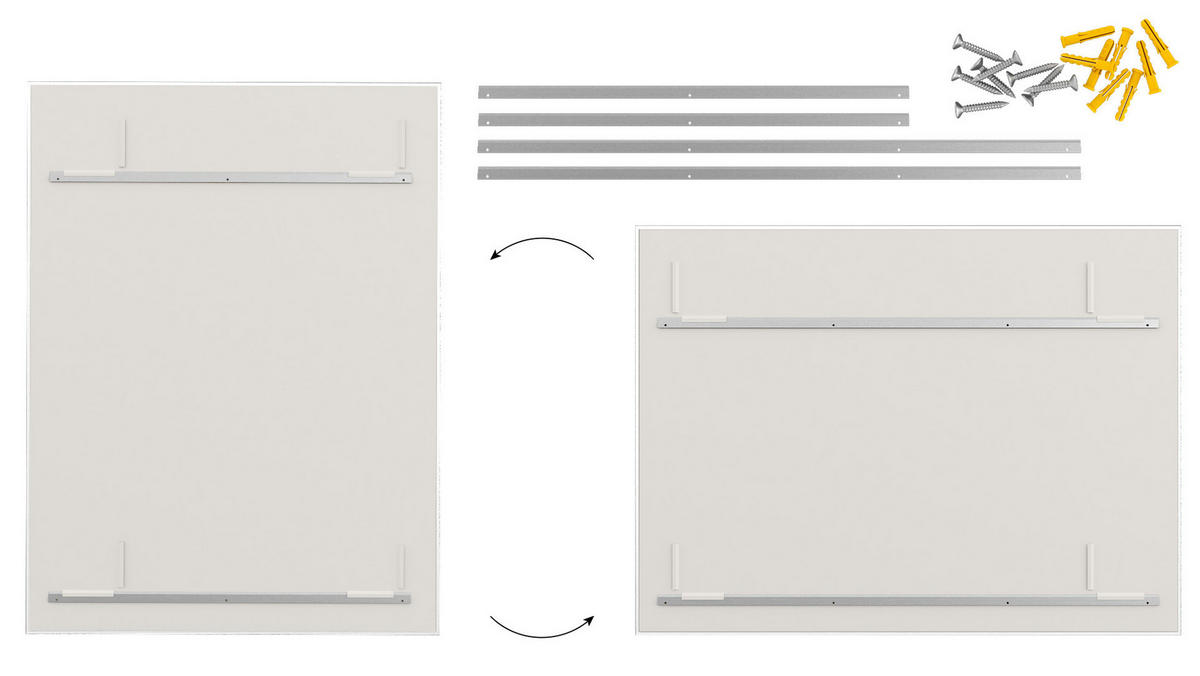 GLASBOARD - Premium SUPERWHITE Perlweiß 150x120cm - Weiß, Glas (150/120/0.7cm) - ALLboards