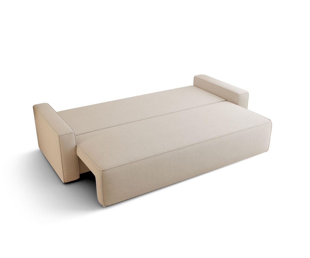 SOFA mit Schlaffunktion SAVIO Quelle 37 - Dunkelgrün, Textil (232/90/90cm) - Bedante
