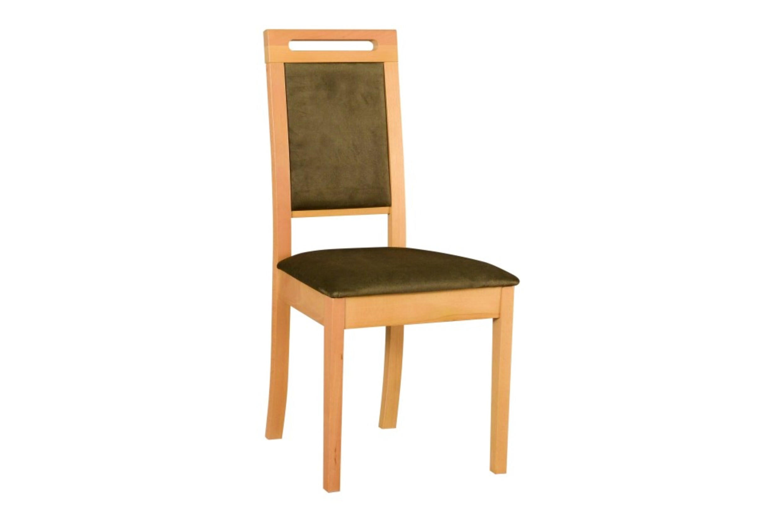 STUHL 2er Set ROMA 15 grandson - Dunkelgrün/Beige, Holz (47/96/43cm) - Leaf Design