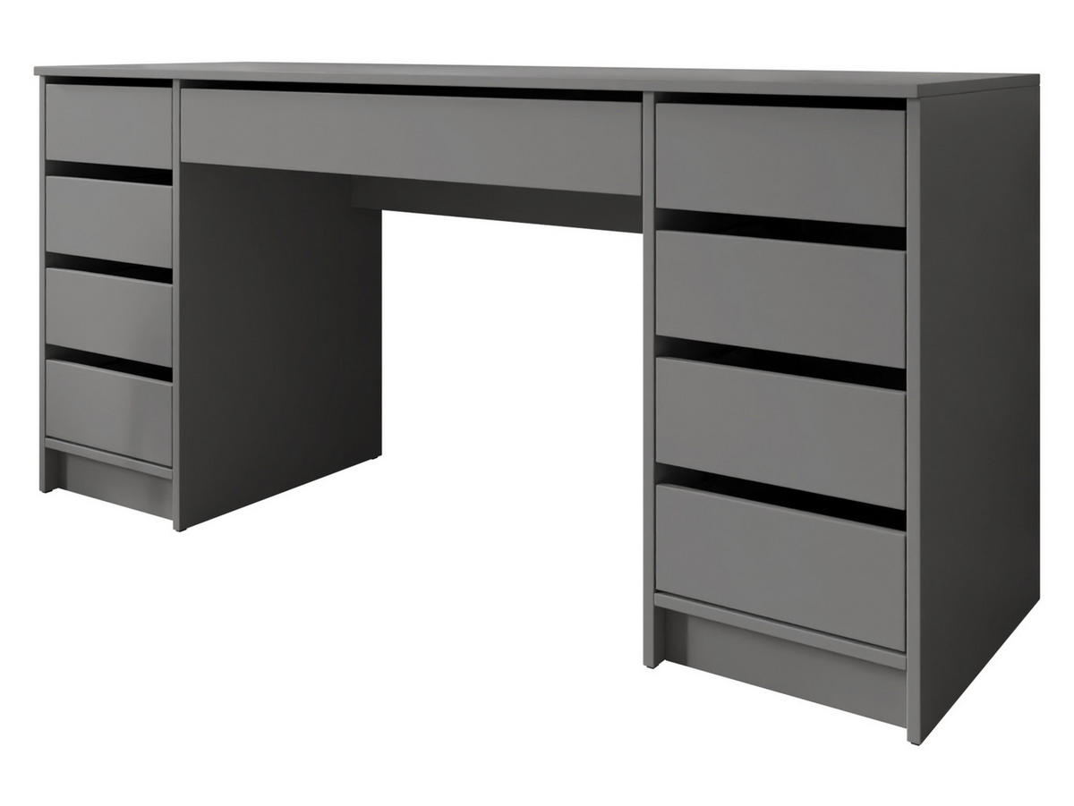 SCHREIBTISCH Ada Bis - Anthrazit, Holzwerkstoff (55/154/76cm) - MIRJAN24