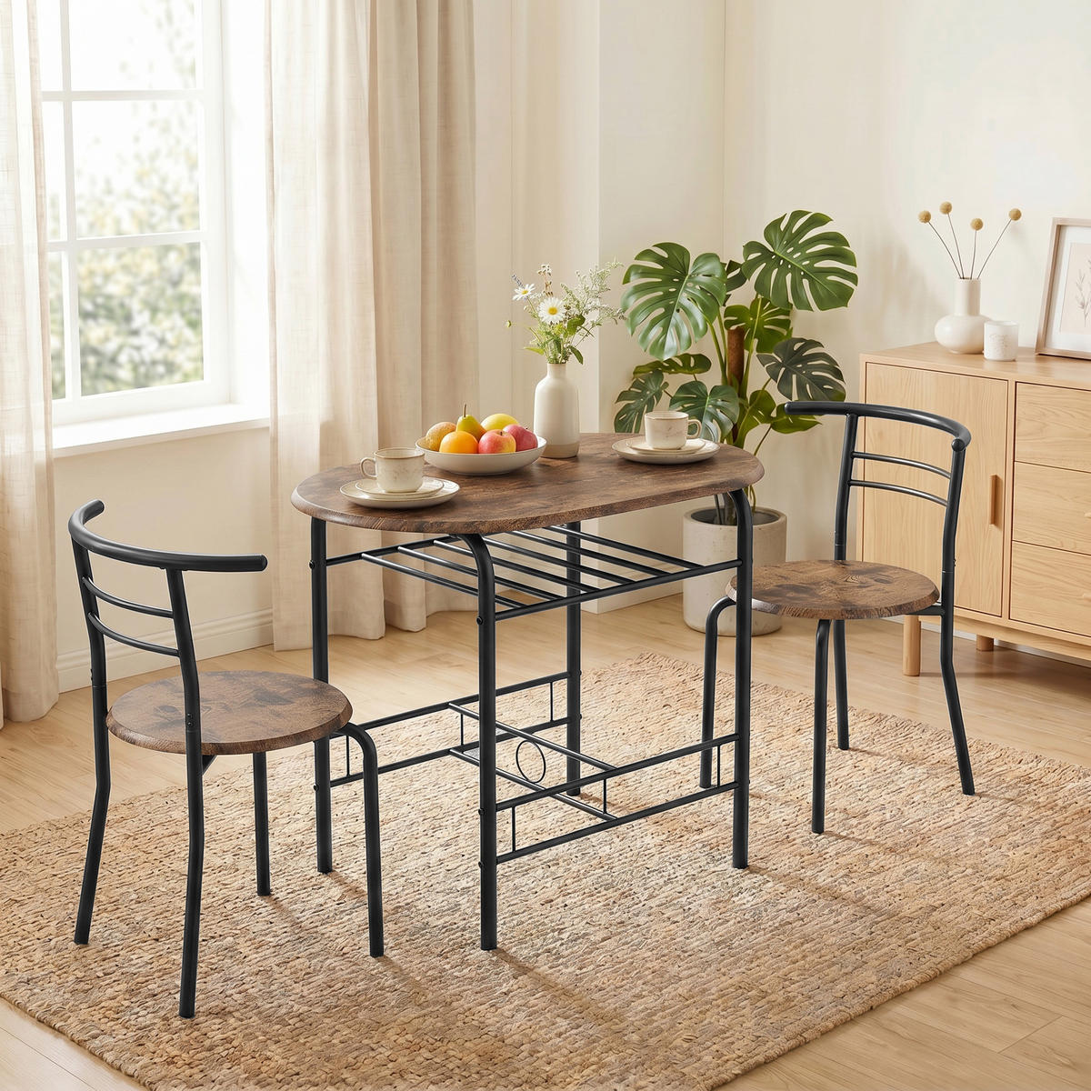ESSTISCH 80/52/76 Braun - Braun, Holzwerkstoff (52/80/76cm)