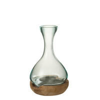 VASE GAMAL - Glas - Transparant - S - 29 cm hoch - Transparent, Glas (21/29/19cm) - J-Line