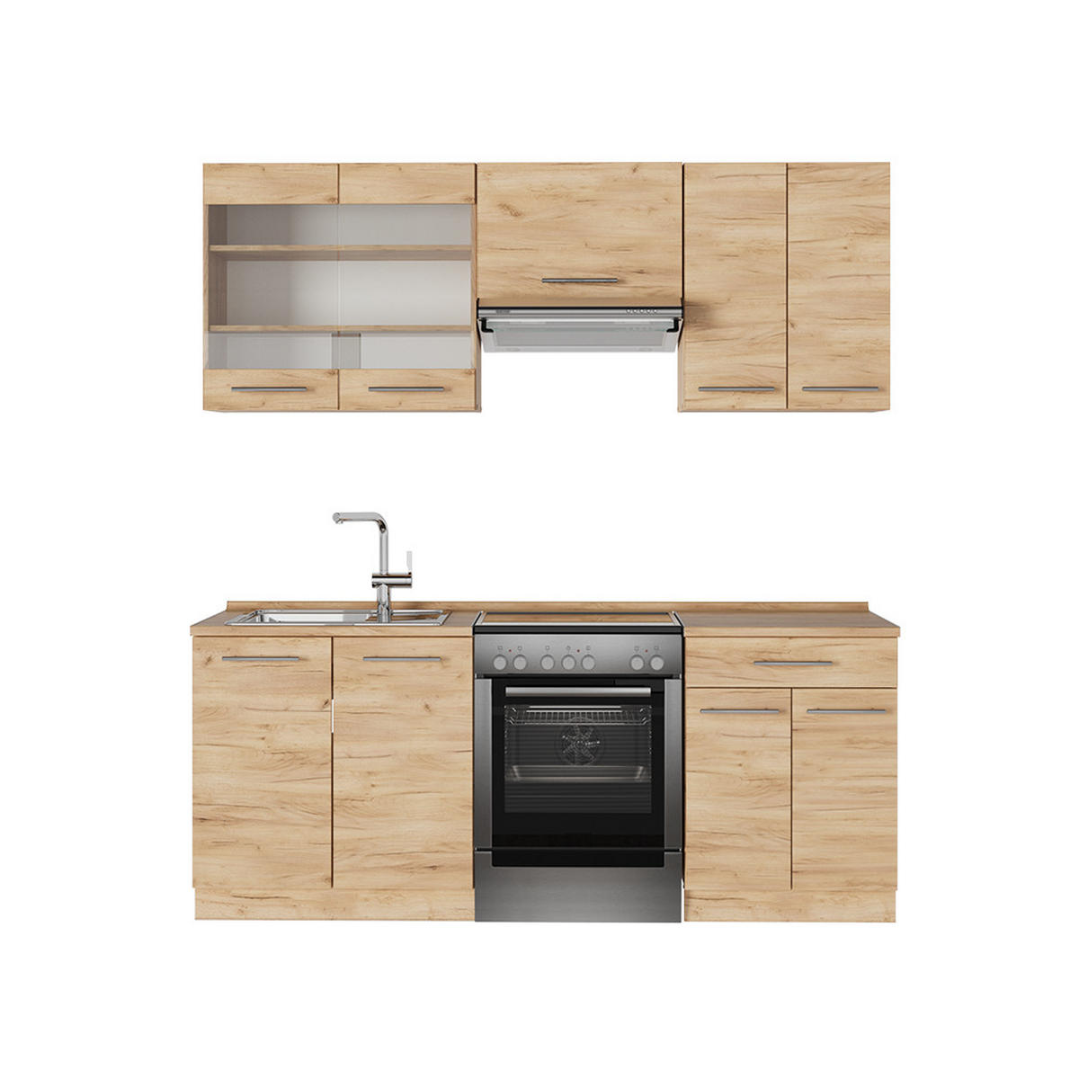 Honigeiche, Holzwerkstoff (200/81.6/60cm) - Vicco