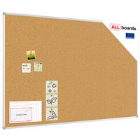 PINNWAND mit Alurahmen 180x120cm - Braun, Holzwerkstoff (180/120/1.6cm) - ALLboards