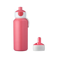 POP-UP TRINKFLASCHE + FLIP-UP ERSATZDECKEL Campus pink 400 ml - Pink, Kunststoff (0.4L) - Mepal