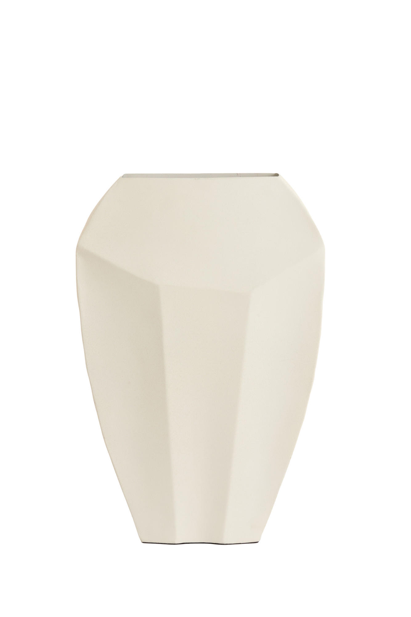 VASE Cordoba Weiß 30/13/45 cm - Weiß, Metall (45cm) - Light & Living