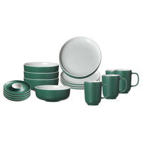 FRÜHSTÜCKSSET Jasper Grün 16er Set - Grün, Keramik (1/1/1cm) - Ritzenhoff Breker