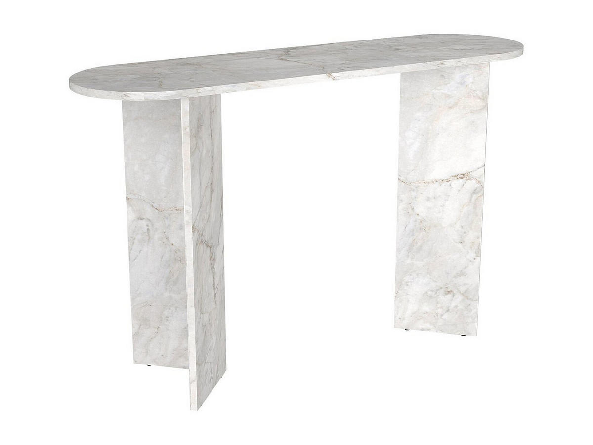 KONSOLENTISCH - 120 cm x 35 cm - holz - weiß Topania - Weiß, Holz (35/120/74cm) - Vente-Unique
