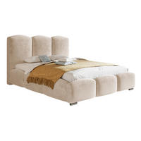 POLSTERBETT 140x200 cm Roma, Bettkasten, Lattenrost, Beige - Beige, Holz/Textil (140/200cm) - Emporius