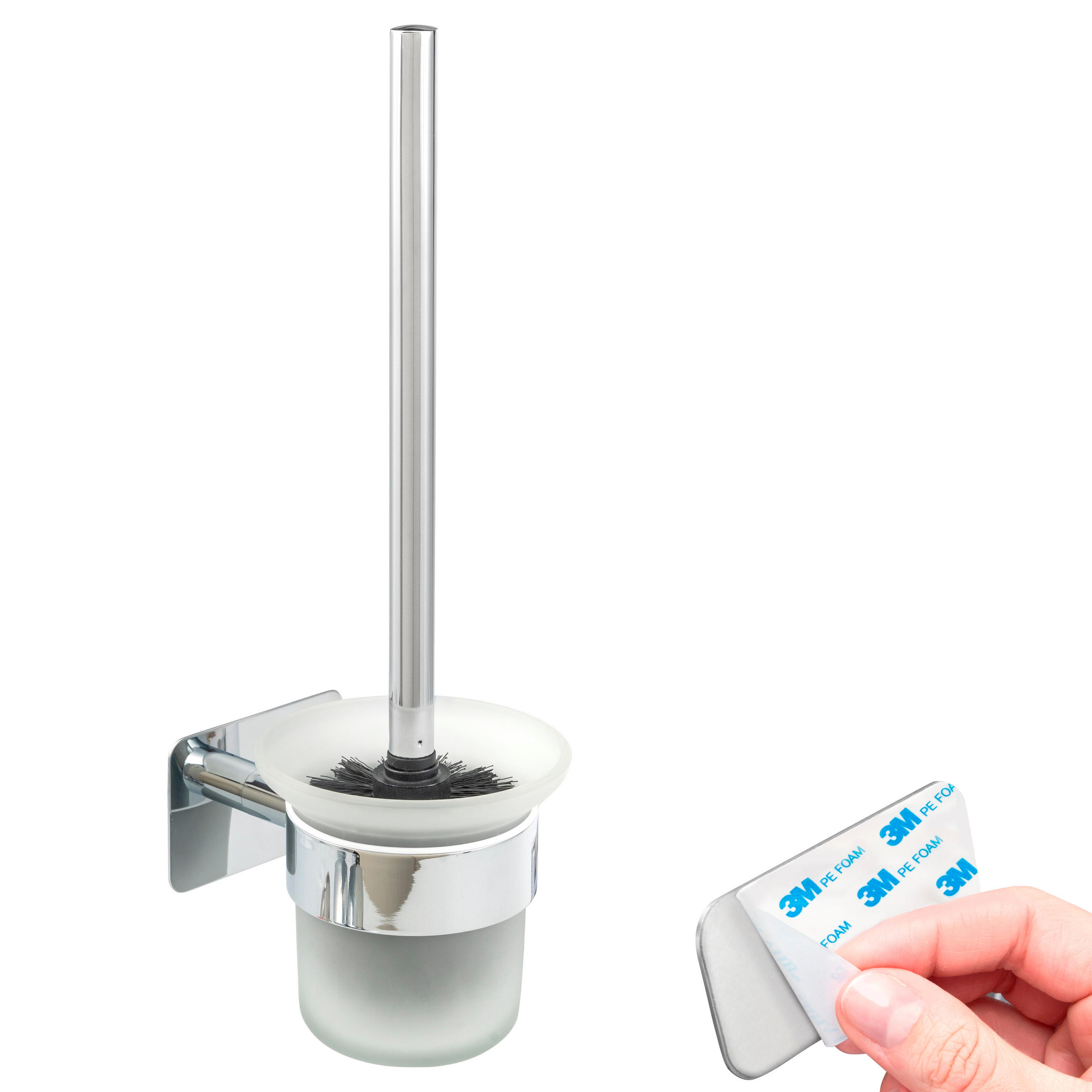 WC-GARNITUR LUCENTE TAPE, Edelstahl - Chromfarben, Metall (11.5/36/13.5cm) - bremermann