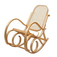 SCHAUKELSTUHL Eiche Dekor - Eichefarben/Beige, Holz (55/90/96cm) - Jamb
