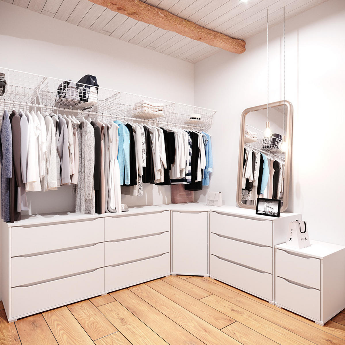 KOMMODE Ruben Weiß 80 x 77.6 cm - Weiß, Holzwerkstoff (48/77.6/80cm) - Vicco