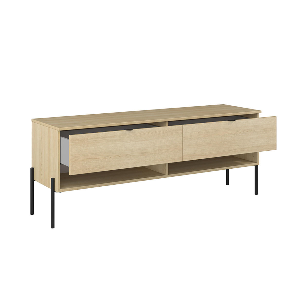 TV-MÖBEL Lucilla Holz - Braun, Holzwerkstoff (140/55/40cm) - Petits-meubles