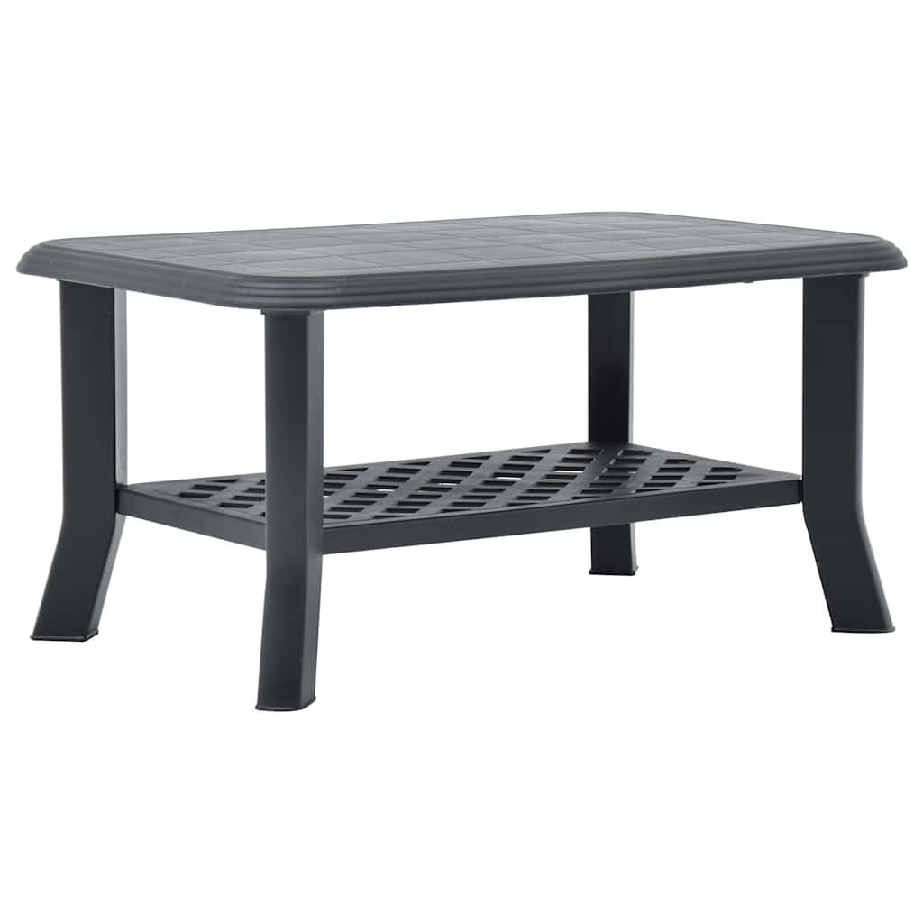 vidaXL Couchtisch Anthrazit 90x46x90 cm