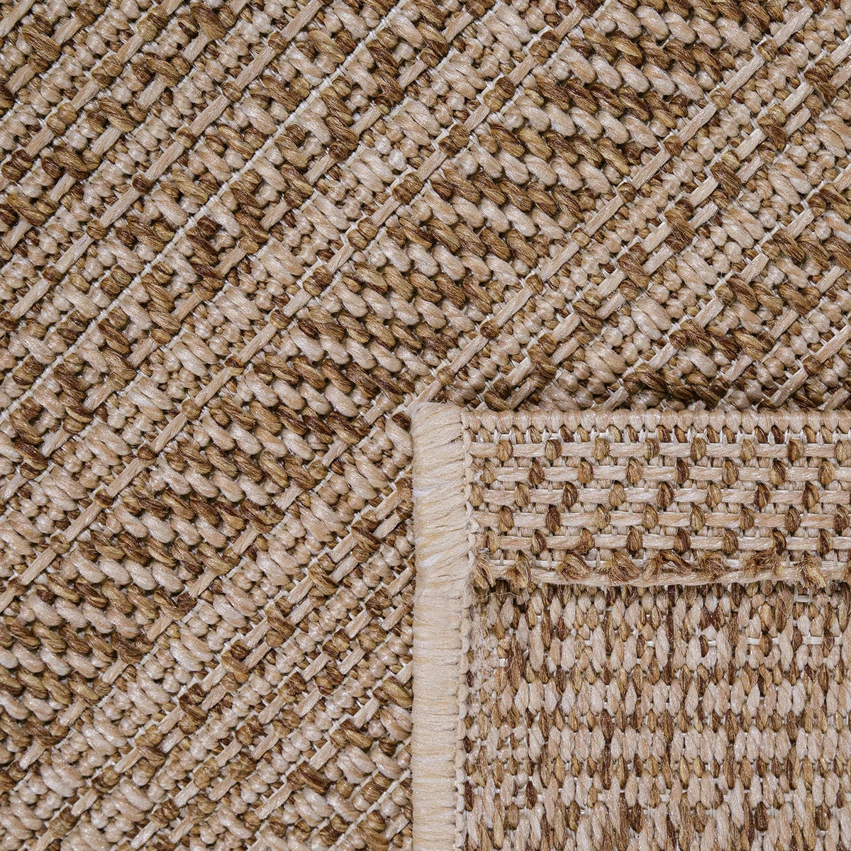 OUTDOORTEPPICH 160/230 cm Waregem 625 - Braun, Kunststoff (160/230cm) - Paco Home
