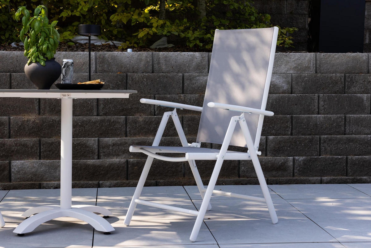 RELAXSESSEL BREAK Grau 55x62x108 cm - Grau, Metall (55/108/62cm) - FURNLUX