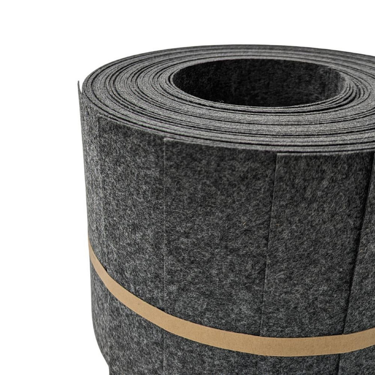 SICHTSCHUTZSTREIFEN Design Vlies für Doppelstabmatten Anthrazit 10x 2,55m - Anthrazit, Kunststoff (255/19cm) - ZAUN|ZU