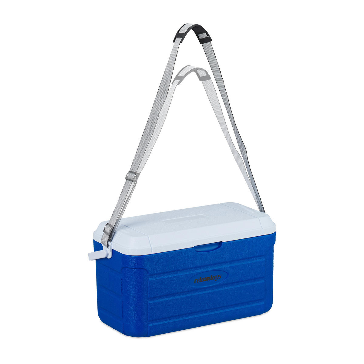 KÜHLBOX - Blau, Kunststoff (52.5/29cm) - Relaxdays