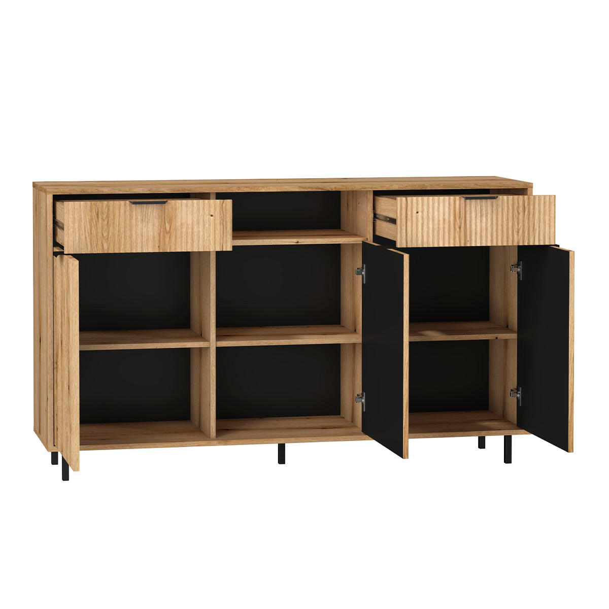 SIDEBOARD Soly Holz - Braun, Holzwerkstoff (153.4/89.7/40.3cm) - Petits-meubles
