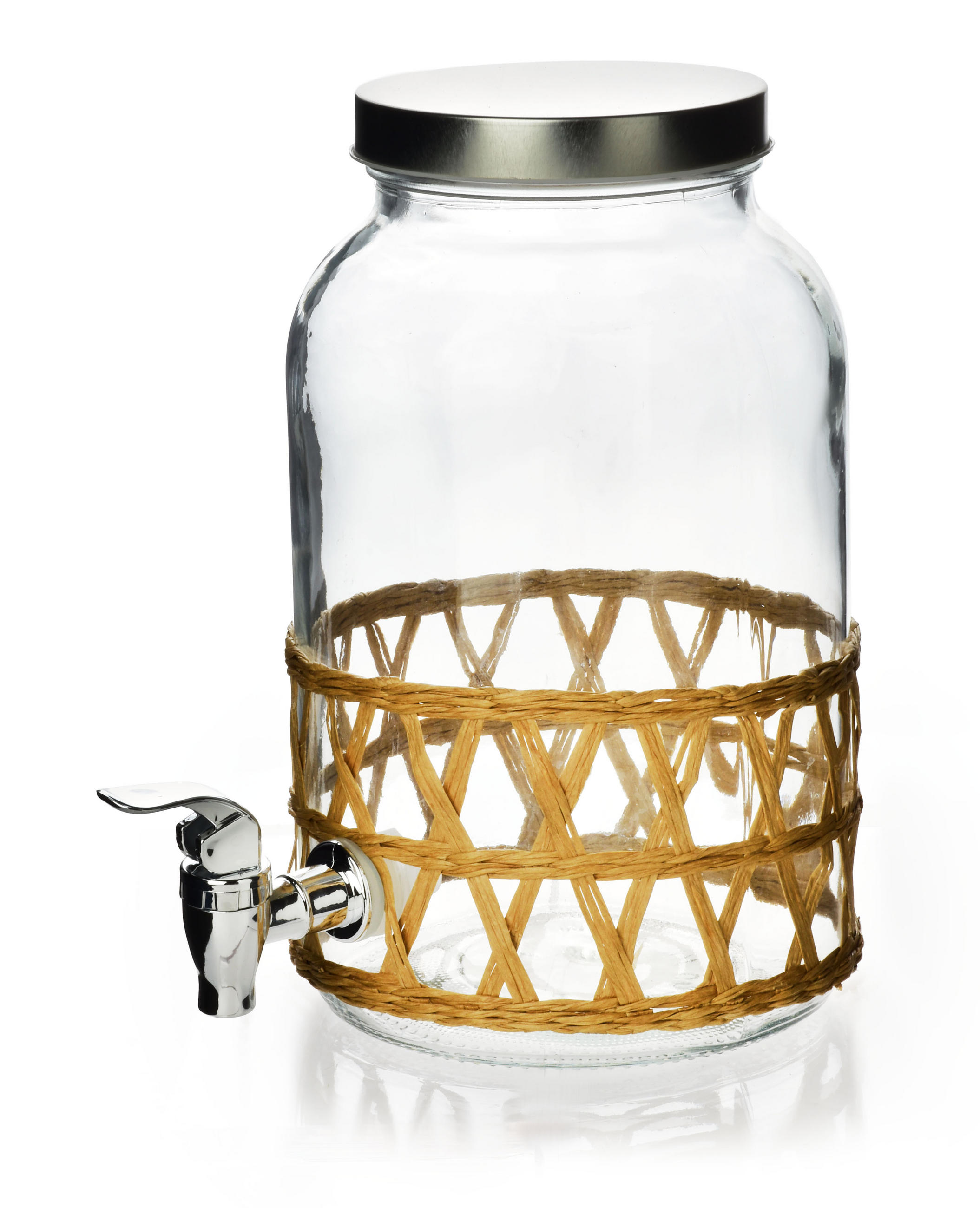 GETRÄNKESPENDER Modern Kitchen transparent 11.5/16/25.5 cm Glas - Transparent, Glas (3.5L) - Mondex