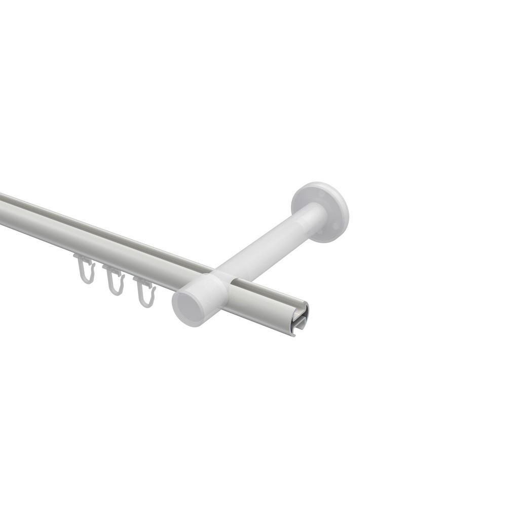 Thumbnail - Interdeco Innenlauf-Gardinenstangen-Set, Weiß, Chrom, Metall, 140 cm, Wohntextilien, Gardinen & Vorhänge, Gardinen-Stang...