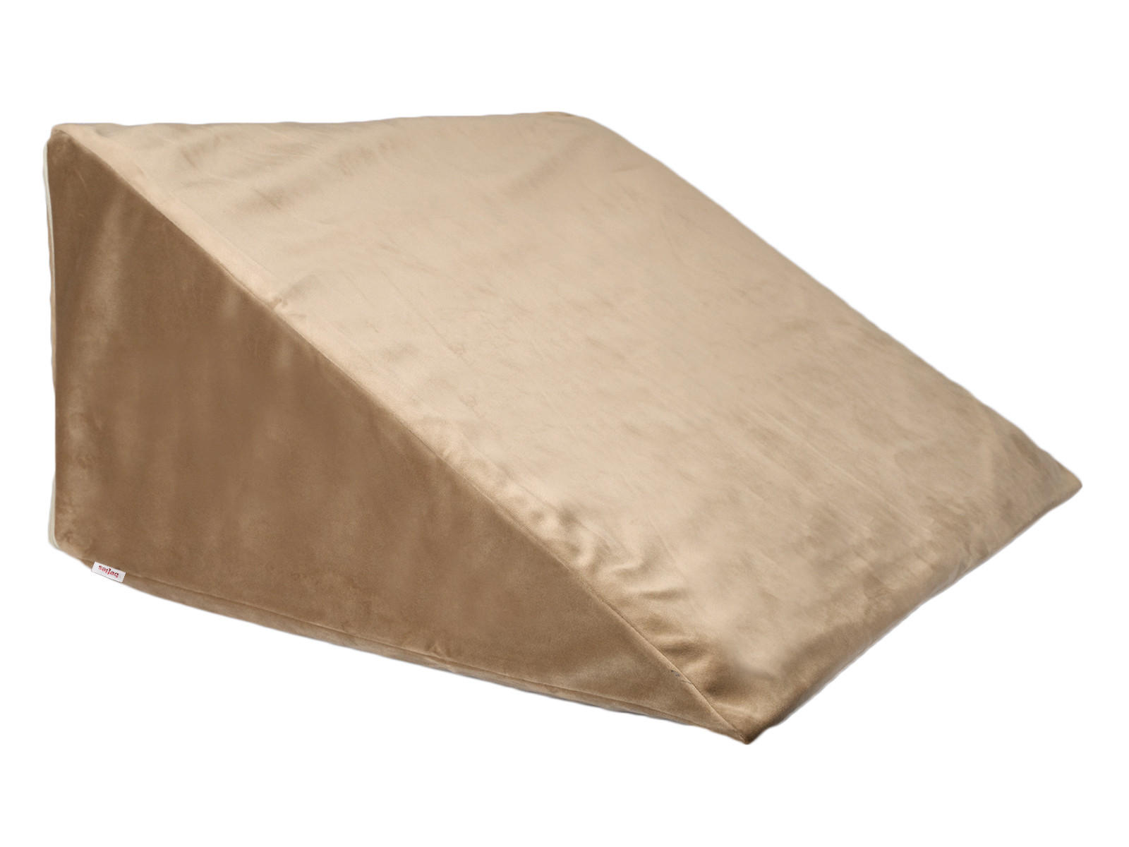 KEILKISSENHÜLLE Samt&Sonders braun-beige 62/49/30 cm - Beige, Textil (49/62cm) - beties Heimtextil