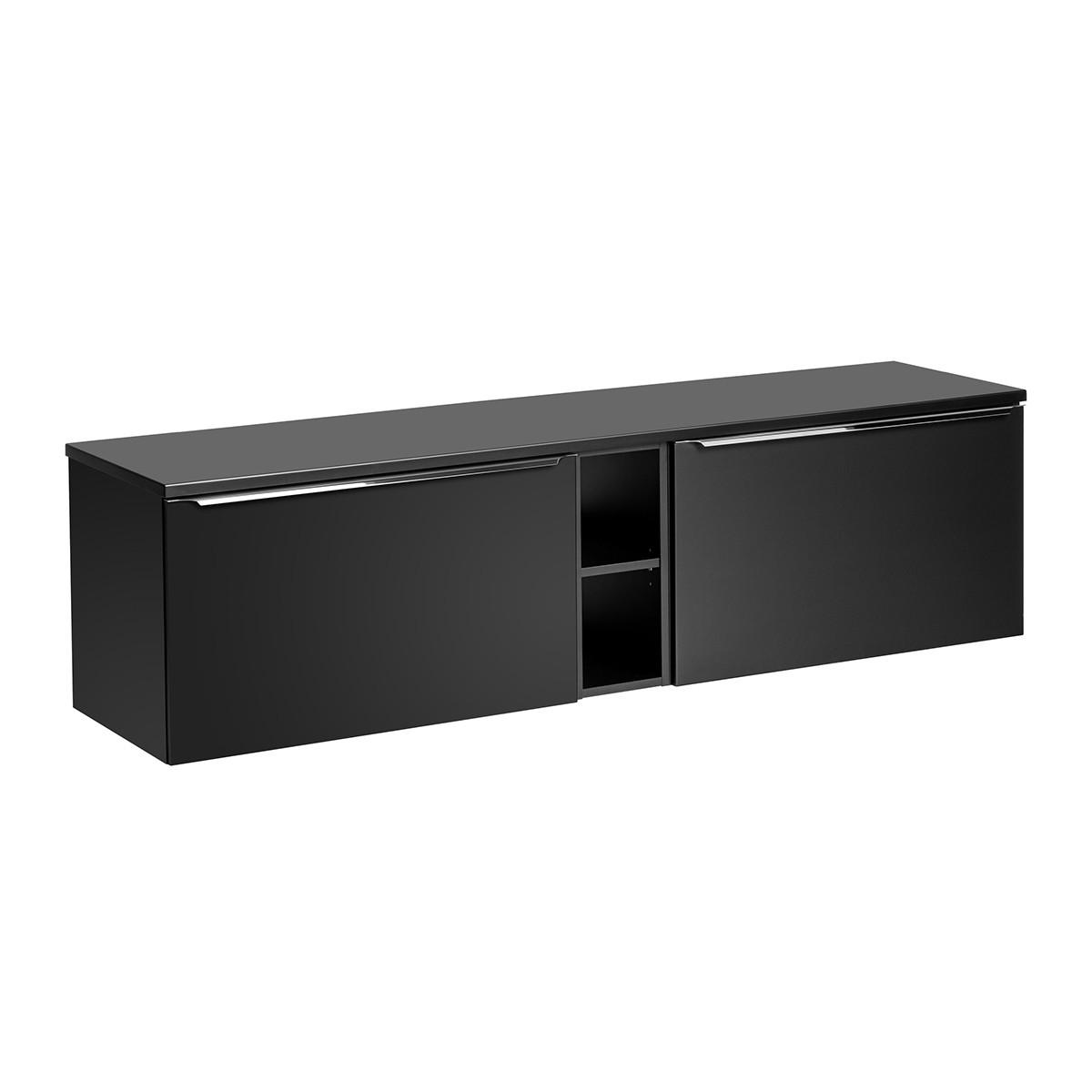 Petits-meubles SKŘÍŇKA POD UMYVADLO 180cm Eros Černá