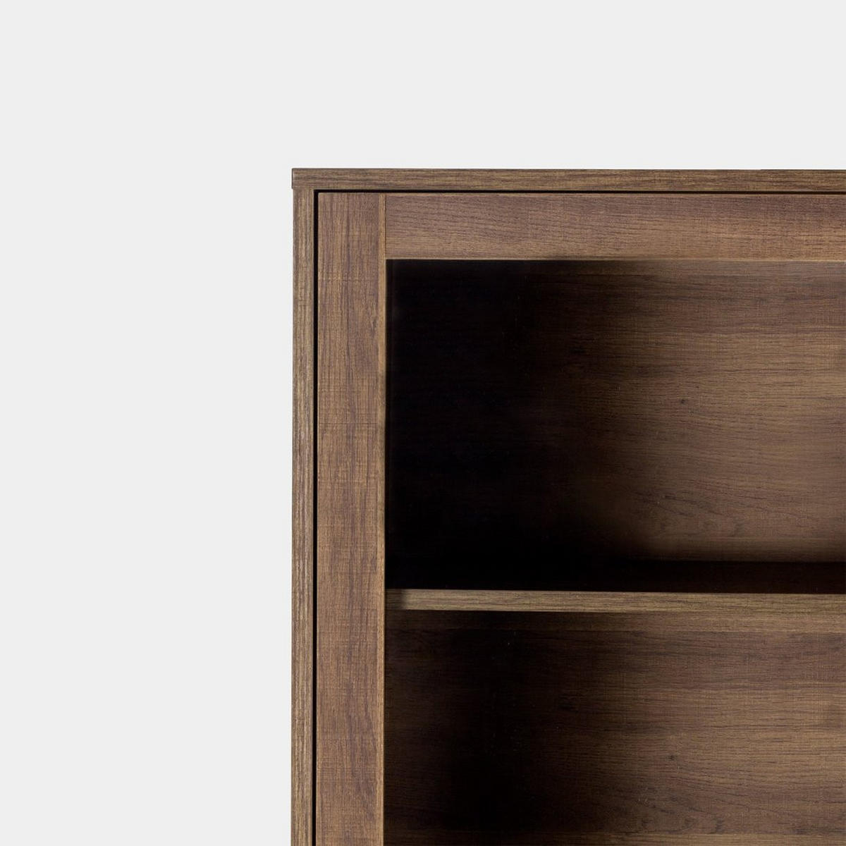 VITRINE Evoke Walnuss 110 cm x 171 cm - Walnussfarben, Holzwerkstoff (110/171/38cm) - Klast Home