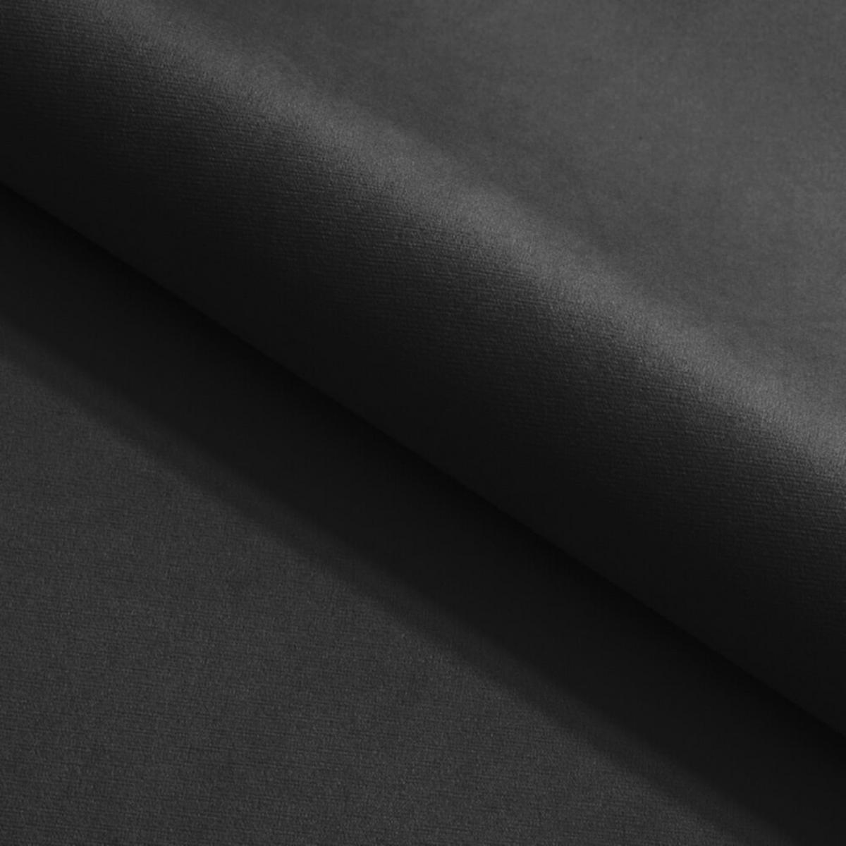 POLSTERBETT TOKIO SLIM, 120 x 200 cm mit Bettkasten und Lattenrost aus Holz, Farbe: Schwarz, Velourestoff - Schwarz, Holz/Kunststoff (120/200cm) - Alpi-Möbel