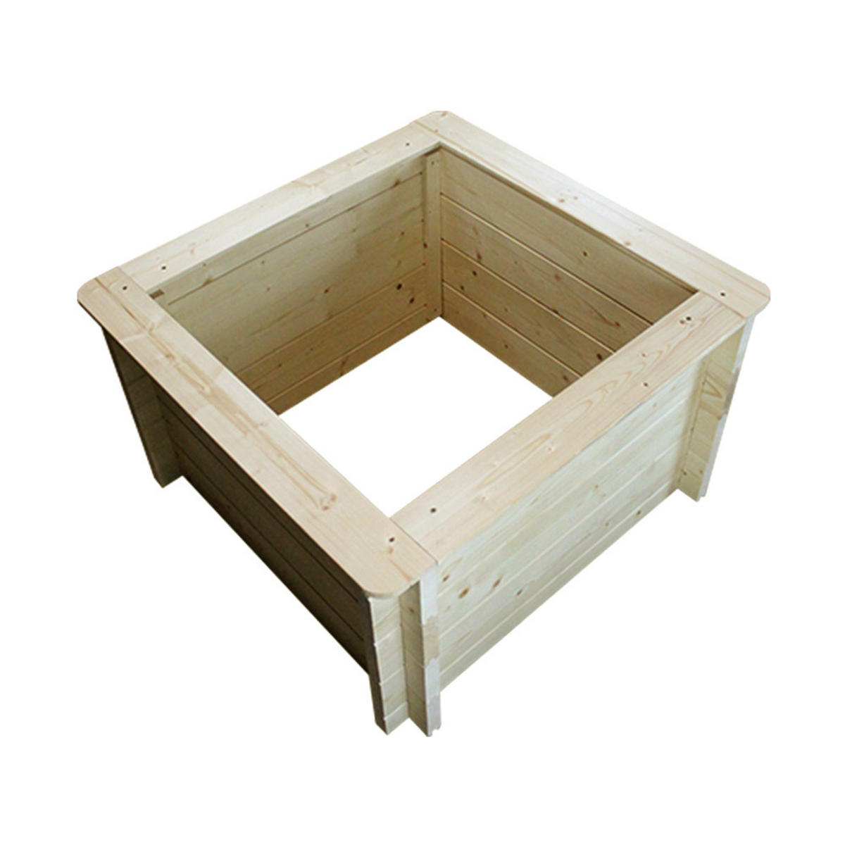 HOCHBEET HOLZ - 78x78xH46 cm - M620 - Beige, Holz (78/46/78cm) - Timbela