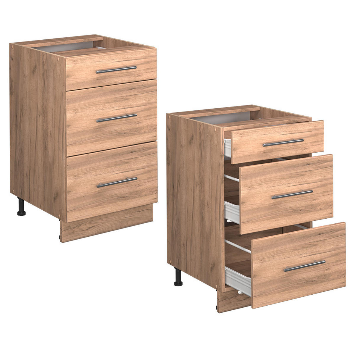 SPODNÍ SKŘÍŇKA KUCHYŇSKÉ LINKY Fame-Line Zlatý mocný dub - medově dubová, kompozitní dřevo (50/82/60cm) - Vicco