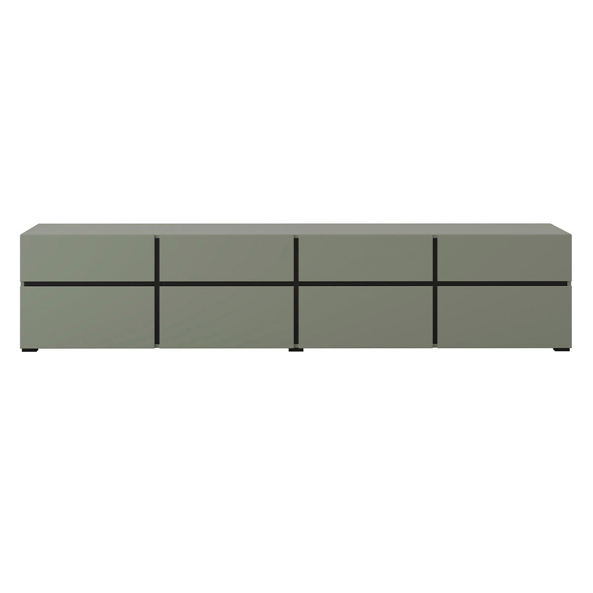 TV OMARICA Lilia Zelena - zelena, leseni material (225/48/40cm) - Petits-meubles