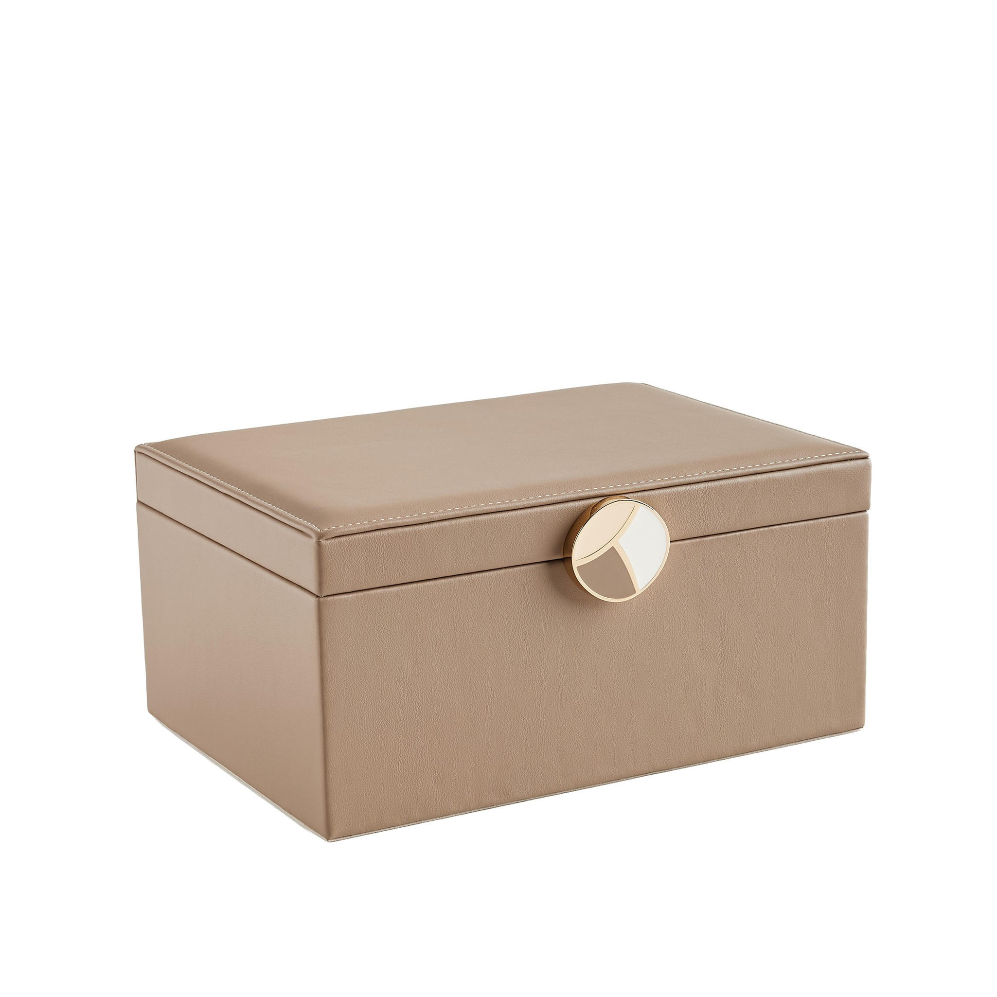 SCHMUCKKÄSTCHEN Massie - Beige, Kunststoff (19/12/26cm) - home&you