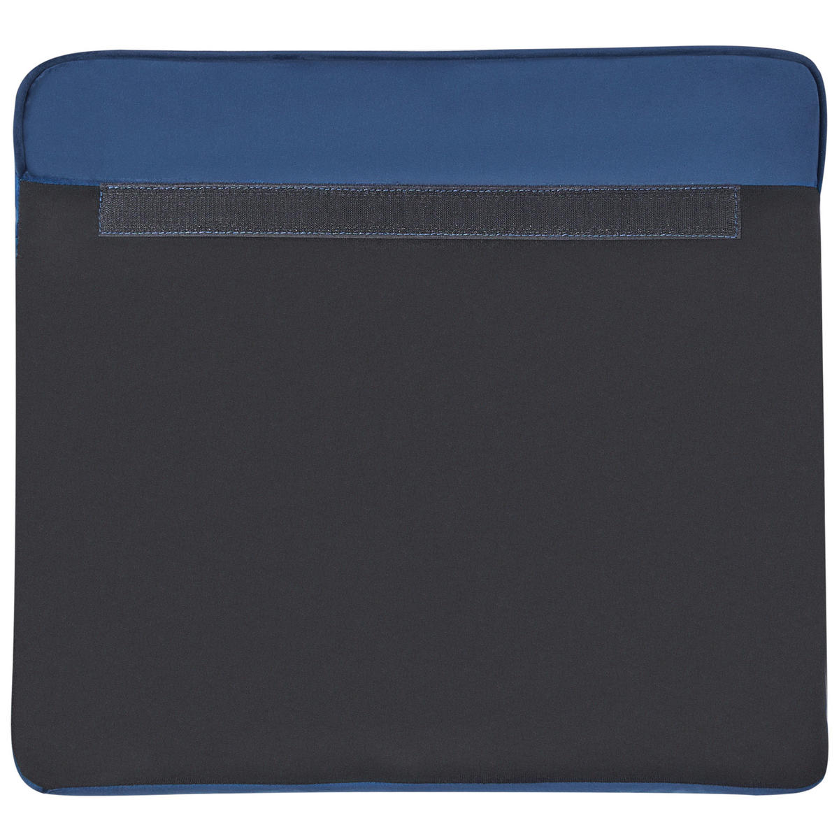 SESSEL Samtstoff kobaltblau Chesterfield - Blau/Dunkelbraun, Textil (110/70/75cm) - Beliani