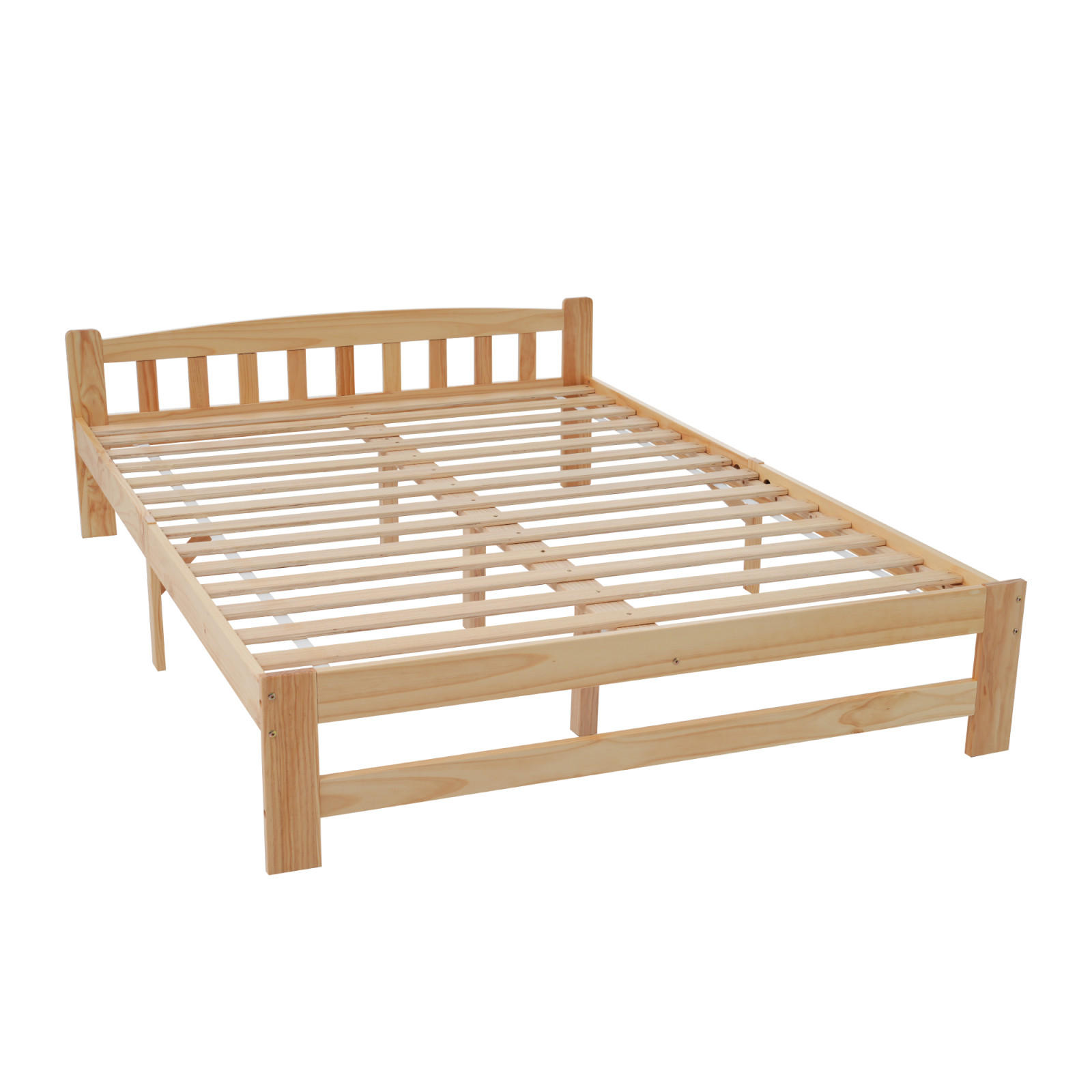 BETT 140x200 cm Holz Natur - Naturfarben, Holz (140/200cm) - Fortuna Lai