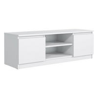 TV Schrank Weiß 138,6 x 39 x 40cm - Weiß, Holzwerkstoff (138.6/40/39cm) - MebLocker