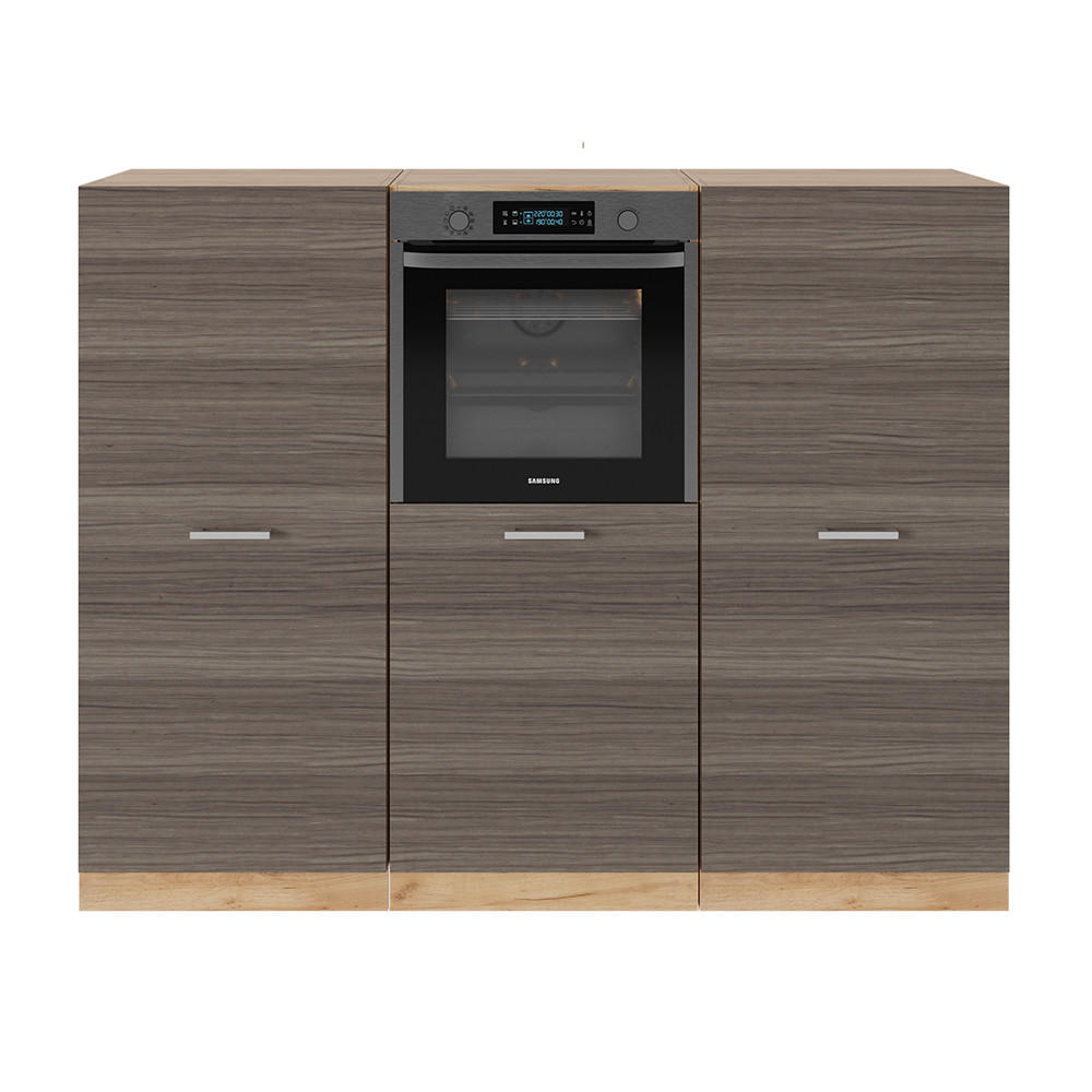 Honigeiche/Grau, Holzwerkstoff (180/81.6/46cm) - Vicco