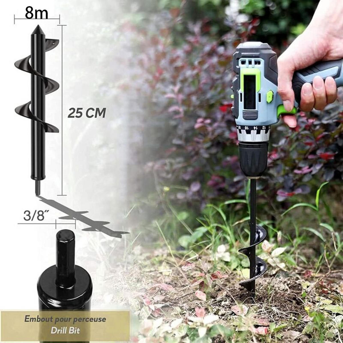 BIT-SATZ,25CM，STAHL - Schwarz, Metall (28/8/8cm) - LIBRATON