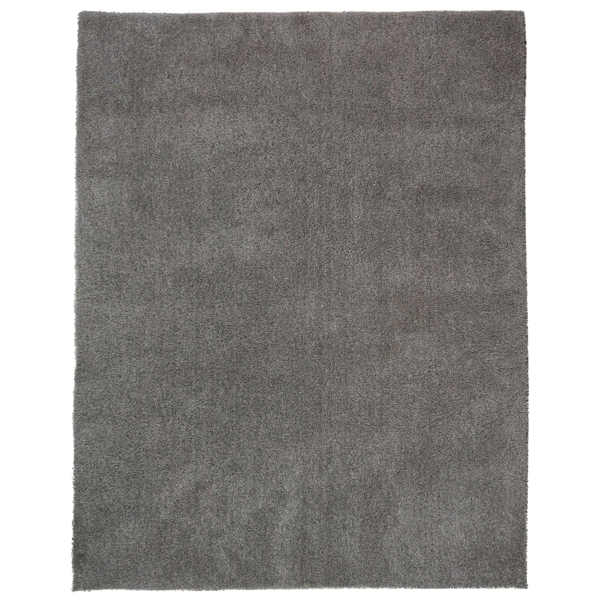 HOCHFLORTEPPICH Waschbar DIADEM, einfarbig, Dunkelgrau, 180 x 230 cm - Grau, Textil (230/180cm) - KADIMA DESIGN