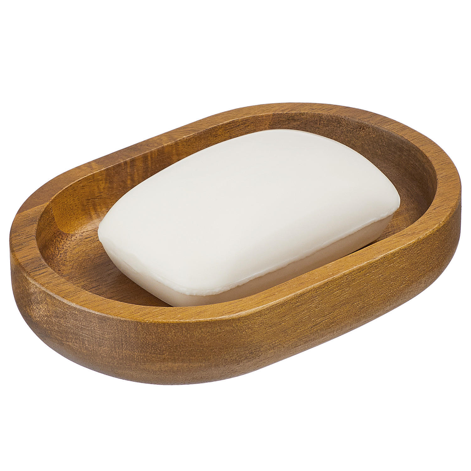 SEIFENSCHALE (4er Set) Acacia - Braun, Holz (9/3.2/14cm) - Butlers