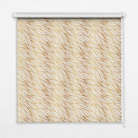 VNÚTORNÁ roleta - okenná roleta - roleta - 60x140 cm - Zlaté listy - zlatá, plast (60/140/0.5cm) - TULUP