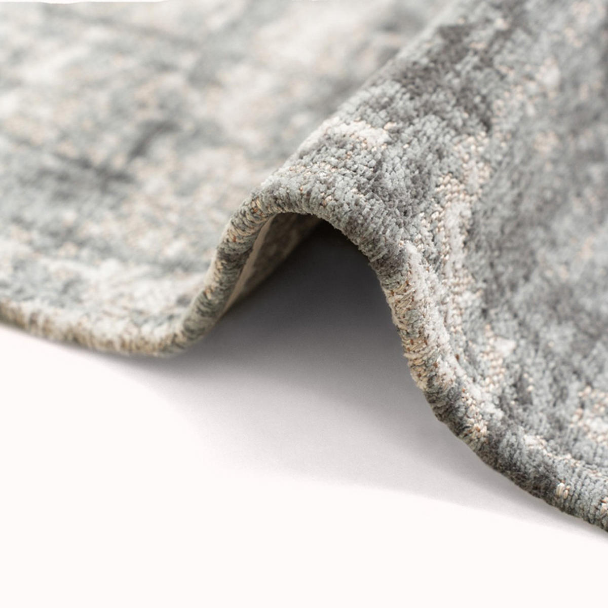 TEPPICH Jersey Stone Mad Men Griff 170/240 cm - Grau, Textil (170/240cm) - Louis De Poortere