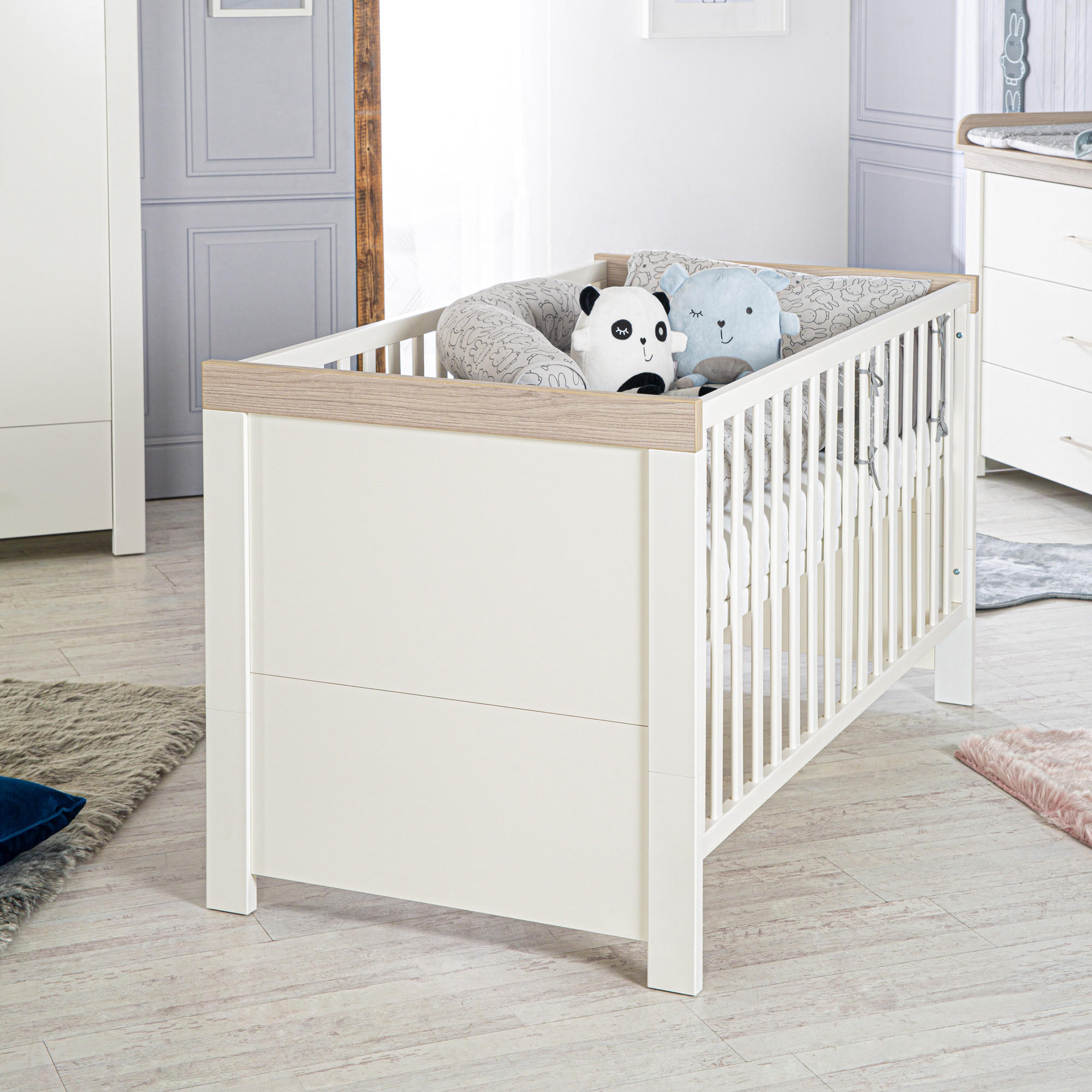 GITTERBETT 70x140 cm Lucy - Weiß, Holzwerkstoff (70/140cm) - Roba