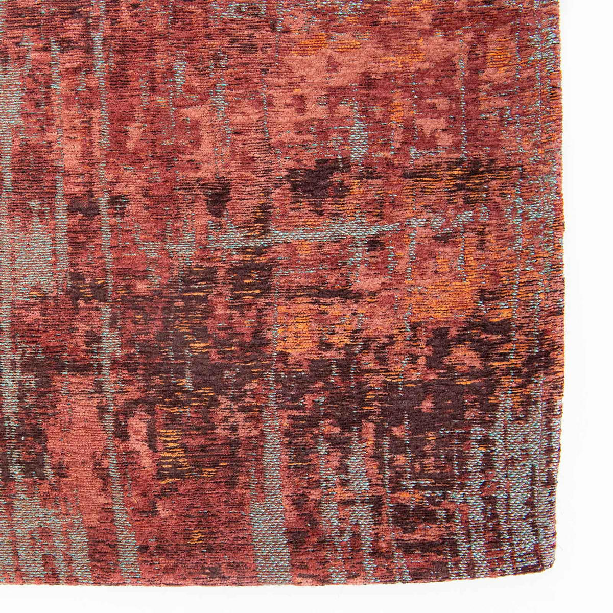 TEPPICH Flachgewebe CLARENCE 80 x 250 cm - Rot, Textil (80/250cm) - Novatrend