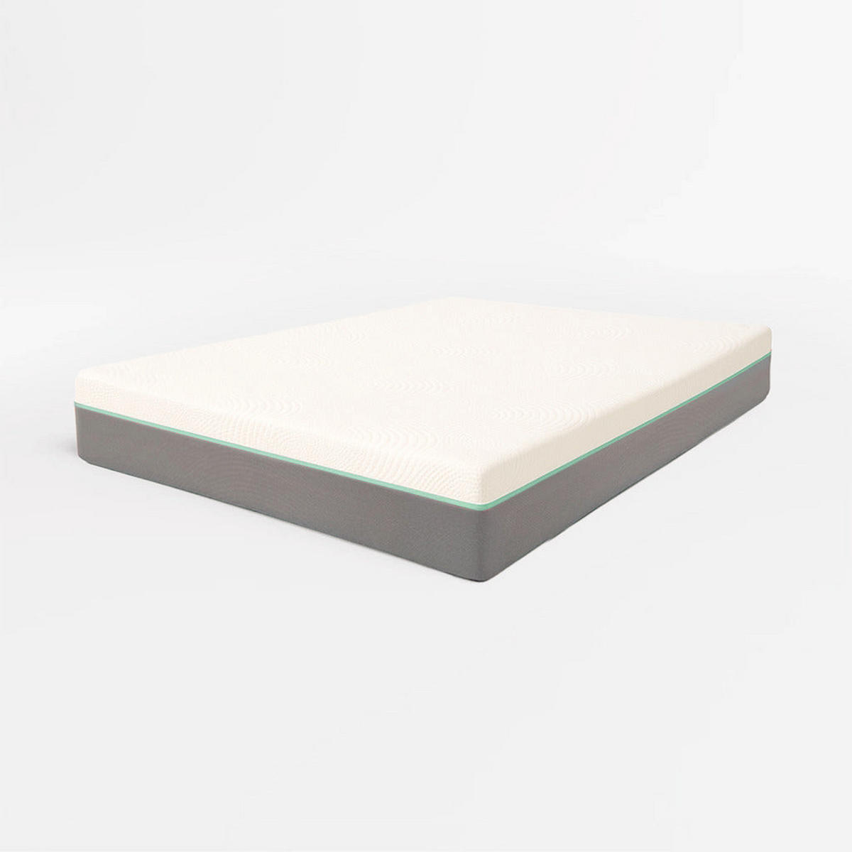 MATRATZE 90x200 Taschenfedern und Memory Foam Hoch 25 cm | Hypoallergen, Atmungsaktiv, Abnehmbar - Weiß, Textil (90/200cm) - The White Stone