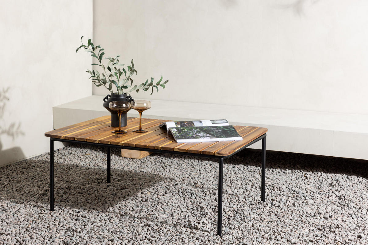 GARTENCOUCHTISCH PENH Braun 65x100x40 cm - Braun, Holz (100/65/40cm) - FURNLUX