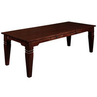 ESSTISCH Akazie 240x100x76 nougat lackiert OXFORD #608 - Dunkelbraun, Holz (240/100/76cm) - Massivmoebel24