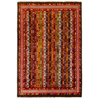 TEPPICH Gashgai Mehrfarbig 199/133 cm Schurwolle - Multicolor, Textil (133/199cm) - Looma