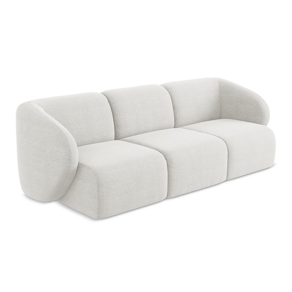 Thumbnail - Makamii 3-Sitzer, Weiß, Textil, Holzwerkstoff, 244x75x94 cm, Hergestellt in Europa, Oeko-Tex®, Wohnzimmer, Sofas & Couch...